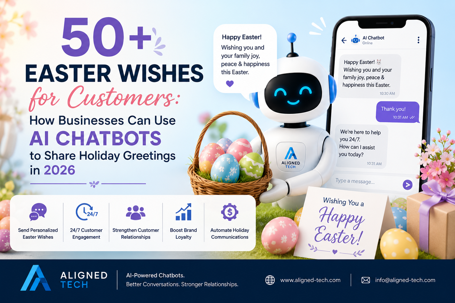 50+ Easter Wishes for Customers: How Businesses Can Use AI Chatbots to Share Holiday Greetings
